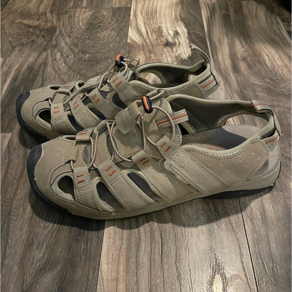 Croft & Borrow Taupe Fisherman Sandals